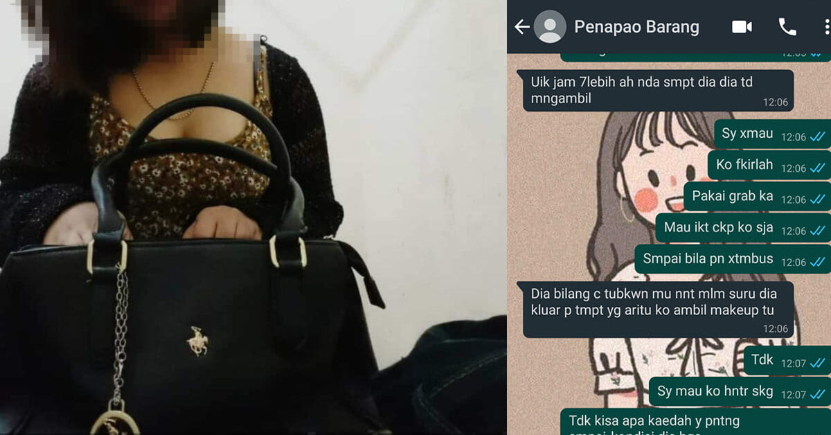 Fed Up Dengan Janji Kosong, Wanita Sabah Ini Berang Beg Nilai RM500 Tidak Dipulangkan
