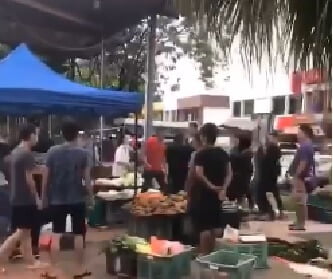 Gara-Gara Bergaduh Rebut Tapak Jual Sayur, 6 Lelaki Ditahan Polis Di Kota Sentosa