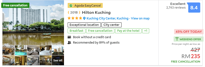Masa Untuk Rancang Percutian Lokal, Nikmati Diskaun Sehingga 50% Di Hotel Tempatan Sarawak 7 Masa Untuk Rancang Percutian Lokal, Nikmati Diskaun Sehingga 50% Di Hotel Tempatan Sarawak