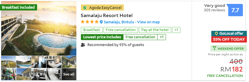 Masa Untuk Rancang Percutian Lokal, Nikmati Diskaun Sehingga 50% Di Hotel Tempatan Sarawak 14 image 29 Masa Untuk Rancang Percutian Lokal, Nikmati Diskaun Sehingga 50% Di Hotel Tempatan Sarawak