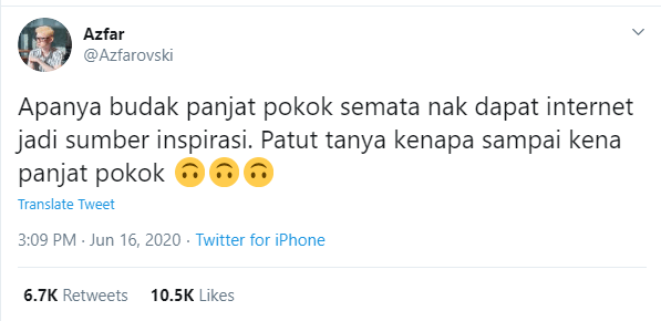 Video "24 Hours On Tree Challenge" Berjaya Buka Mata Rakyat Malaysia Kekangan Internet Di Pedalaman