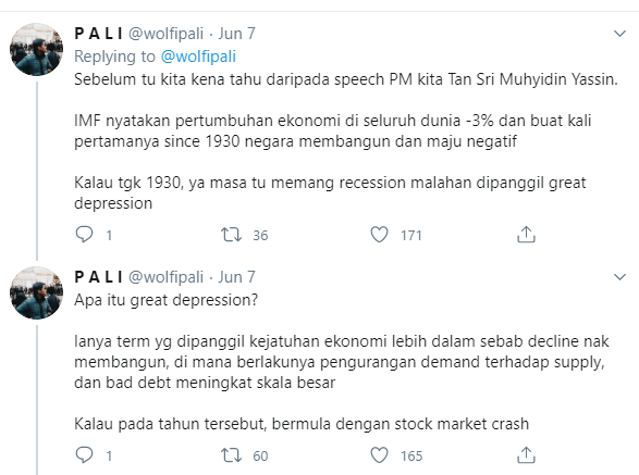 Lelaki Ini Kongsi Kesan Ekonomi Selepas Berakhirnya Moratorium
