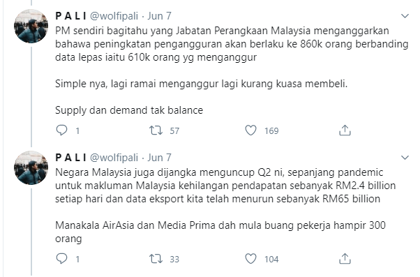 Lelaki Ini Kongsi Kesan Ekonomi Selepas Berakhirnya Moratorium
