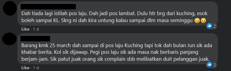 Servis Semakin 'Ke Laut', Pelanggan Luah Kekecewaan Terhadap Pos Laju