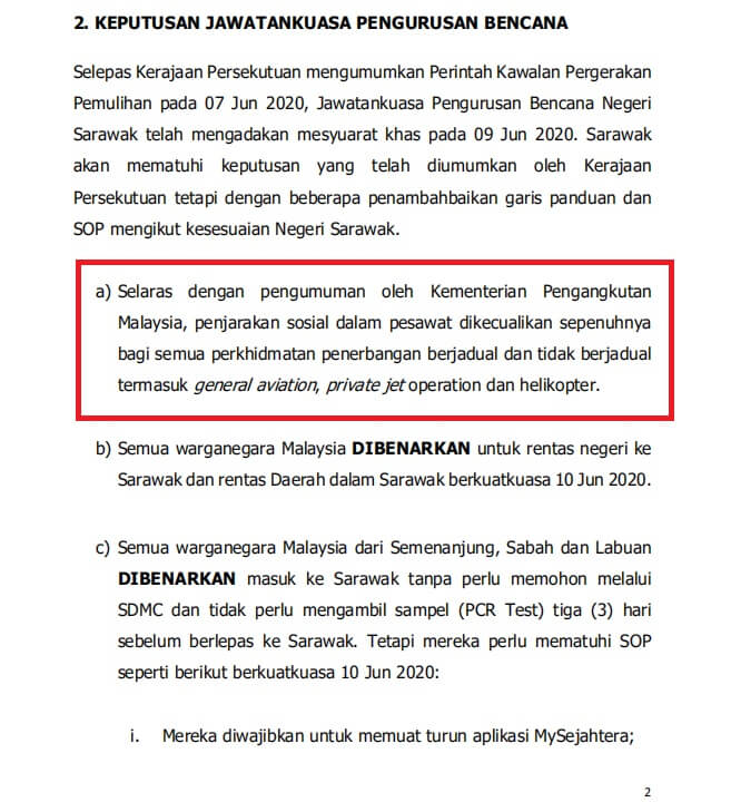 Tiada Lagi Penjarakan Sosial Dalam Pesawat, Harga Tambang Dijangka Turun