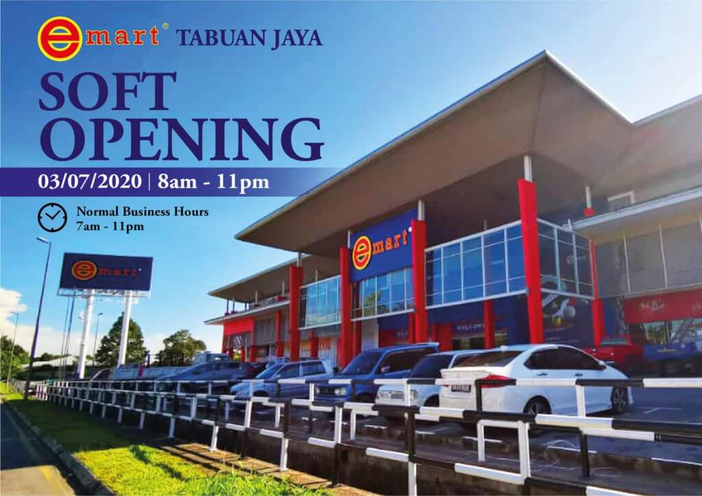 Pasaraya Pertama Di Sarawak Sedia Kaunter Self-Checkout, Emart Tabuan Jaya Dibuka Esok