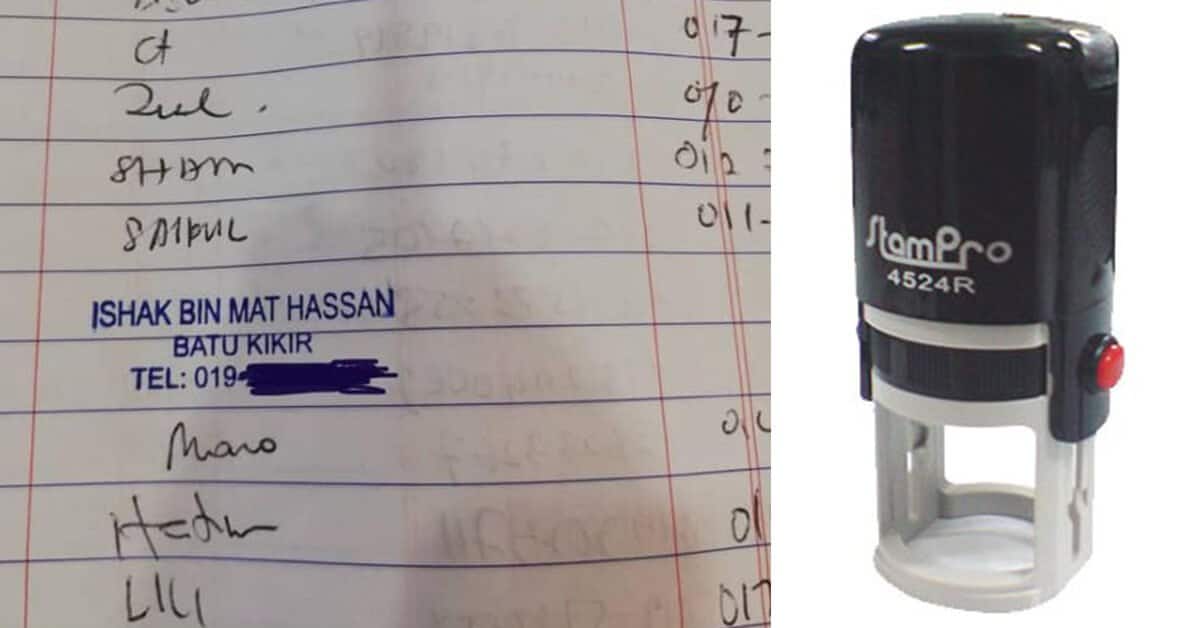 Guna Cop Isi Buku Log, Netizen Terhibur Dengan Kebijaksanaan Pak Cik Ini