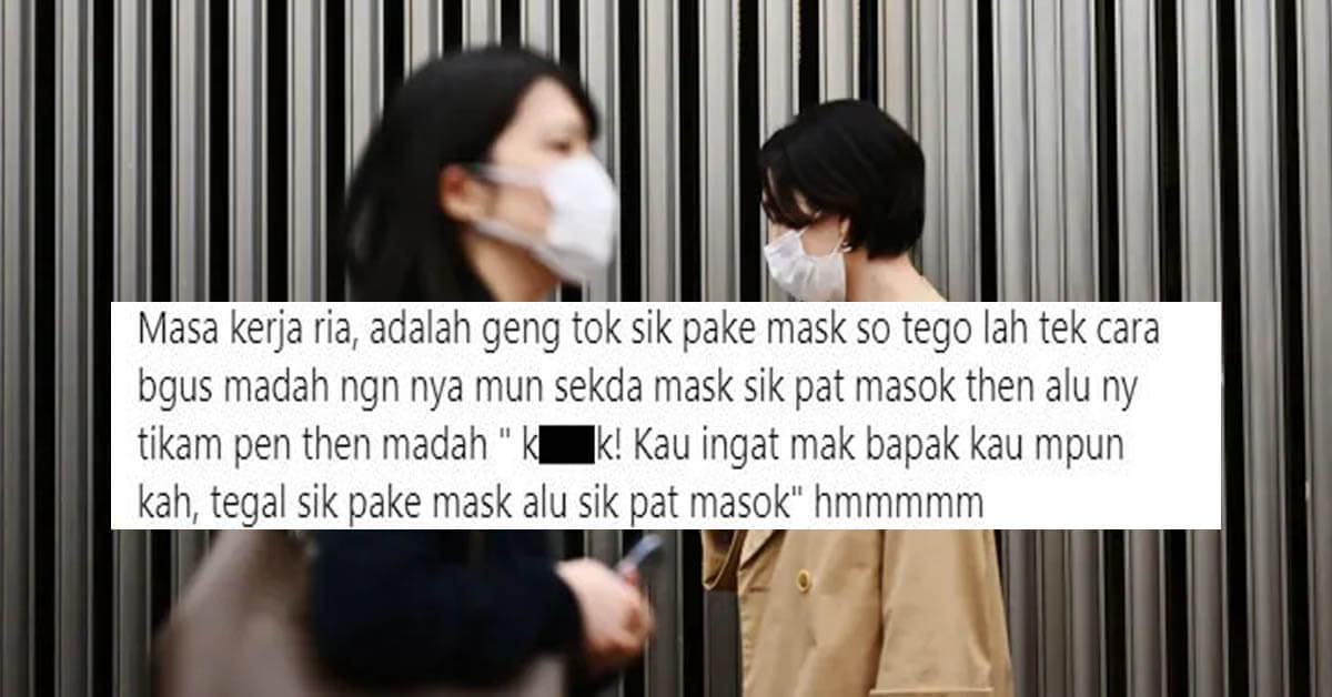 Pakai Pelitup Muka Bukan Hanya Untuk Lindung Diri Tetapi Orang Lain Di Sekeliling Anda Juga