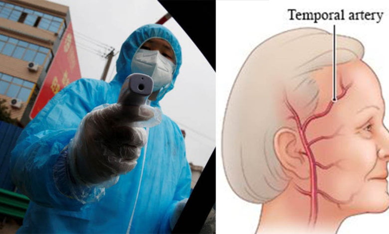 Termometer Tidak Bersentuh Harus Disukat Di Dahi, Suhu Normal Adalah 36.0 - 37.5°C