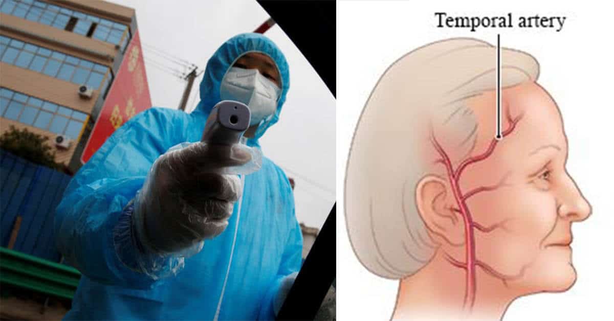 Termometer Tidak Bersentuh Harus Disukat Di Dahi, Suhu Normal Adalah 36.0 - 37.5°C