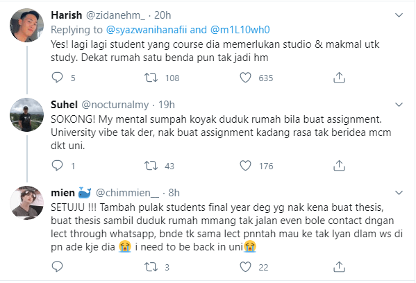 Umum Tutup Sampai Bulan 12, Pelajar Tidak Setuju Dengan Pembukaan Semula IPT