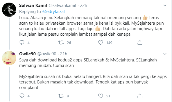 Terlalu Banyak Aplikasi 'Check In', Kenapa Tidak Mudahkan Hidup Rakyat Dengan 1 Aplikasi Yang Seragam?