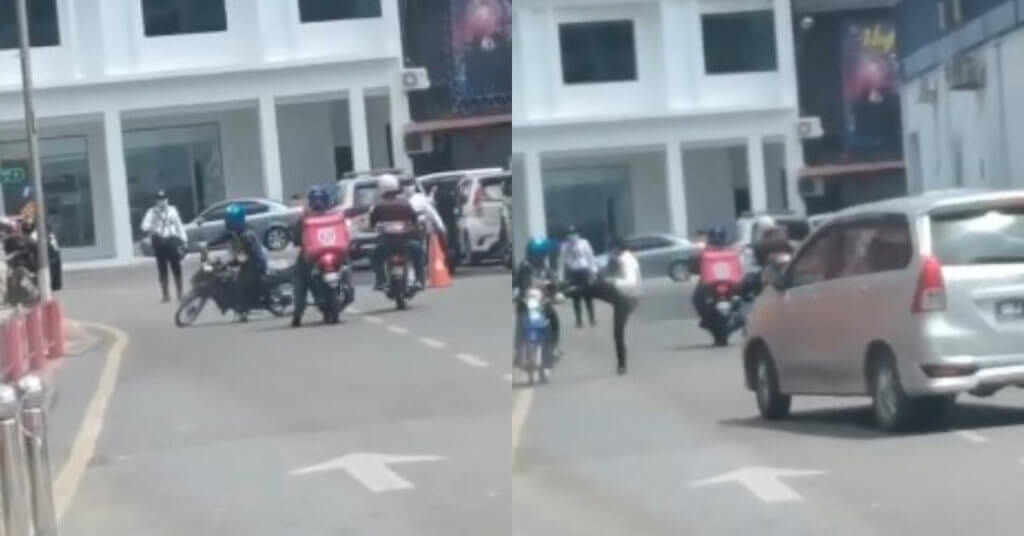 Isu Polis Tendang Motorsikal Lari Roadblock Di Sibu, Netizen Tampil Pertahan Tindakan