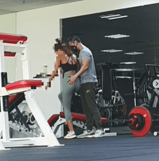 Tidak Hirau Teguran, Personal Trainer Dirakam Sentuh Punggung Pelanggan Semasa Bersenam