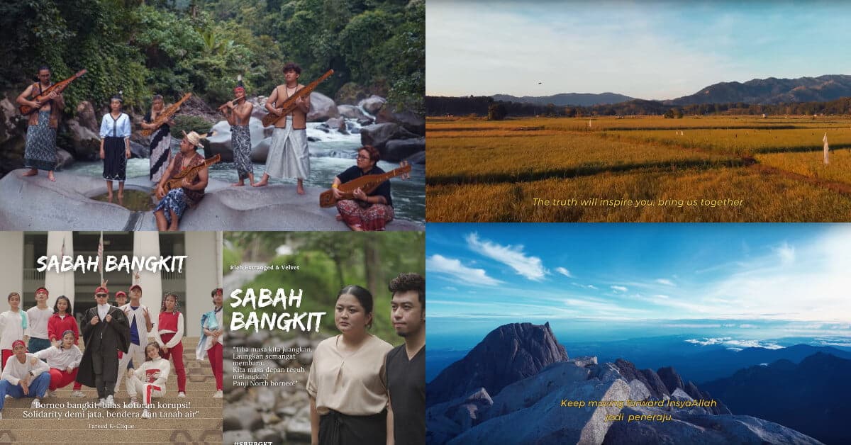 BeFunky collage393 Raih 30K Views Dalam Masa 16 Jam, Lagu Sabah Bangkit Suntik Semangat Berani Buat Anak Muda Sabah