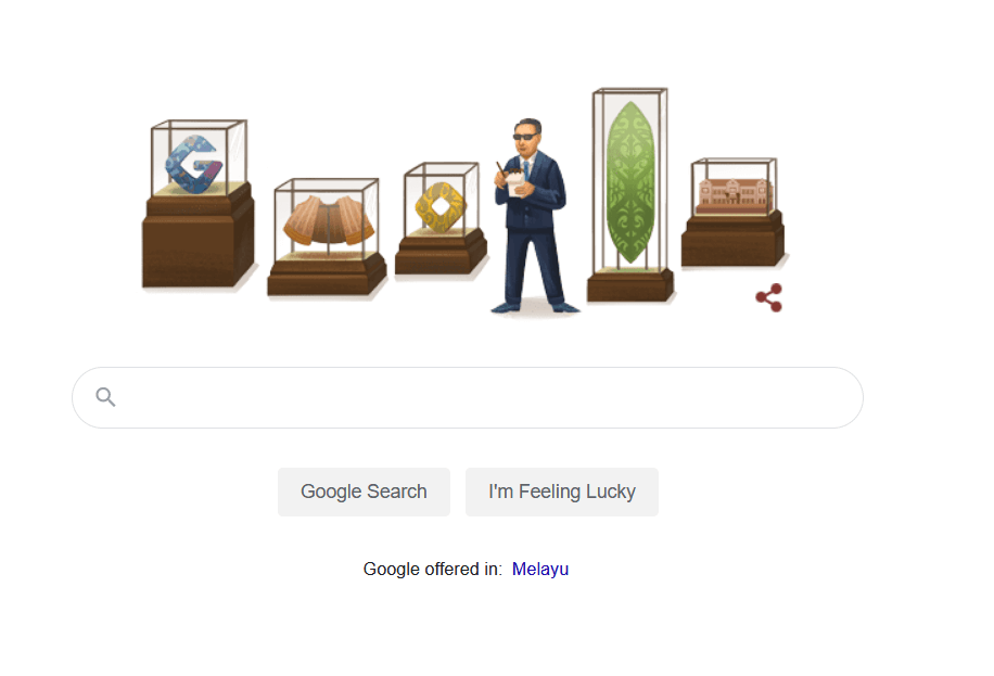 Google Papar Doodle Lelaki Sarawak Di Laman Carian Hari Ini, Siapakah Sebenarnya Beliau?