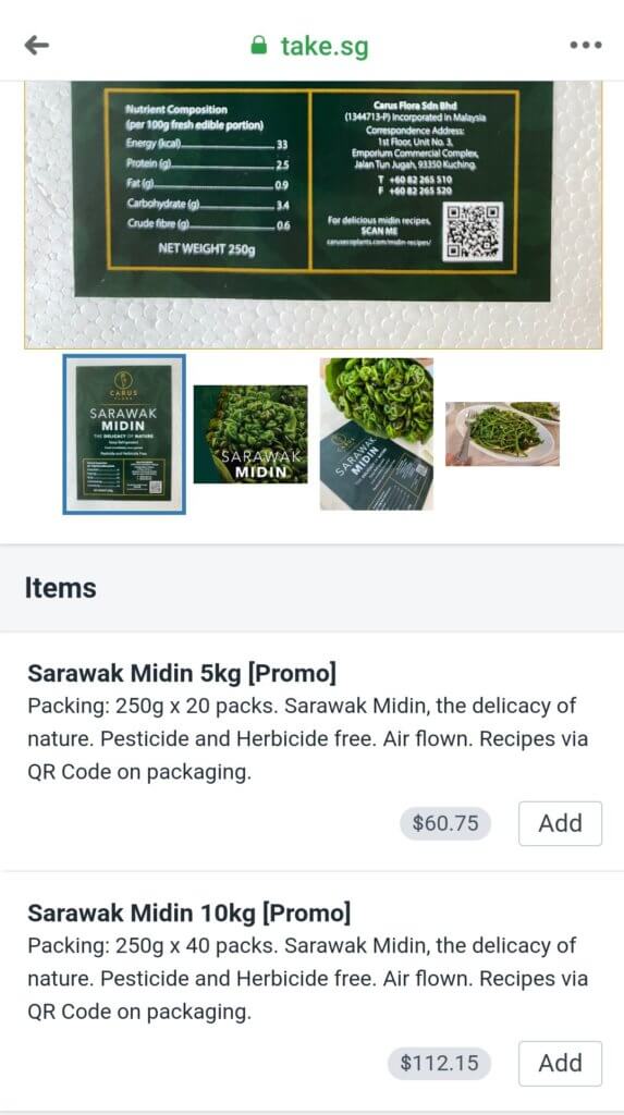 Sayur Midin Laku Keras Di Singapura Sehingga Pesanan Borong Terpaksa Ditutup Sementara
