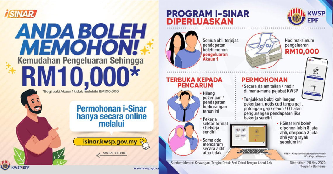 Kwsp Tetapkan Permohonan I Sinar Dalam Talian Dibuka Mulai Hari Ini Kwsp Tetapkan Permohonan I Sinar Dalam Talian Dibuka Mulai Hari Ini