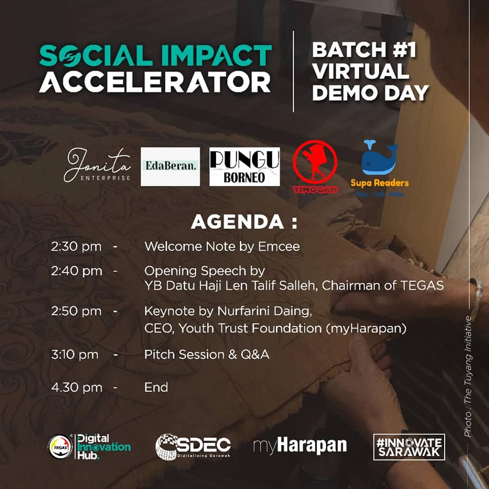 Peserta Social Impact Accelerator (SIA) Bakal Pamer Keunikan Bisnes Menerusi Virtual Demo Day Anjuran TEGAS   