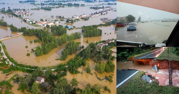 BeFunky collage 66 Terputus Hubungan Jalan, Kawasan Kuching, Samarahan Dan Serian Alami Banjir Teruk