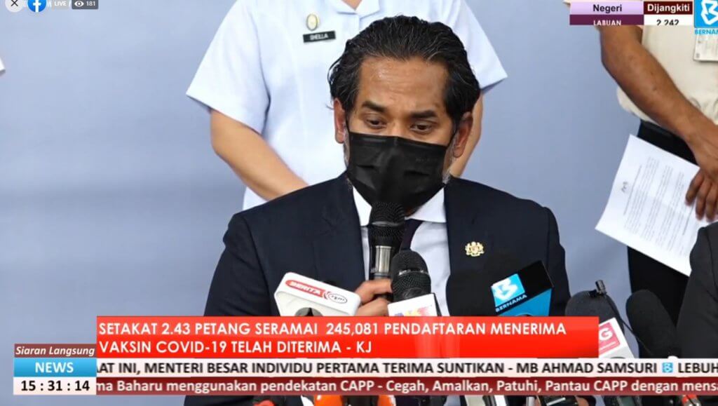 Selain MySejahtera, Pendaftaran Vaksin Boleh Dilakukan Di Laman Sesawang Dan Talian Hotline