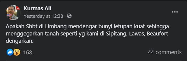Bunyi Letupan Misteri Di Utara Sarawak, Brunei, Dan Sabah Dipercayai Berasal Dari Meteor