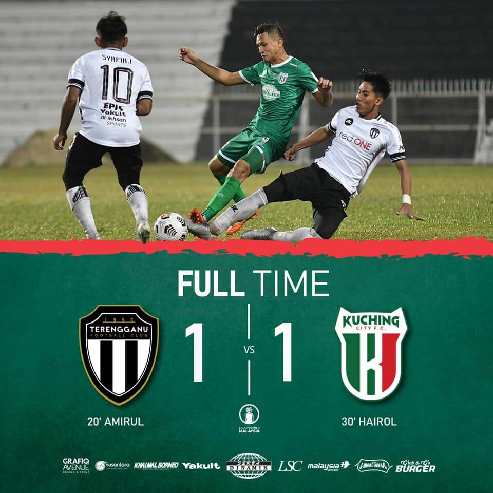 Sarawak FC Baham Perak 3-0, Duduki Tangga Pertama Liga Perdana Setakat Ini