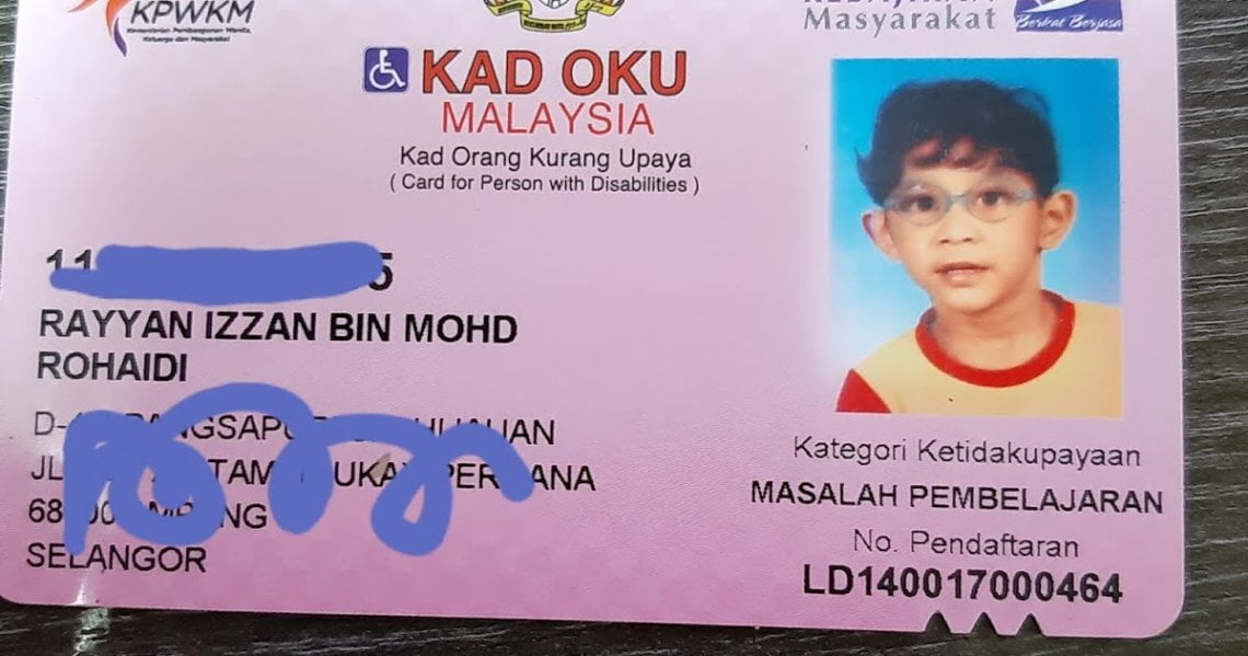 Ini Adalah 7 Kategori OKU Untuk Kad Orang Kurang Upaya, Termasuk