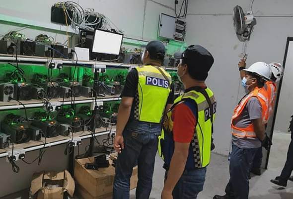 Perlombongan Bitcoin Menjadi-Jadi, 2 Premis Curi Bekalan Elektrik Lombong Bitcoin Di Tawau Diserbu