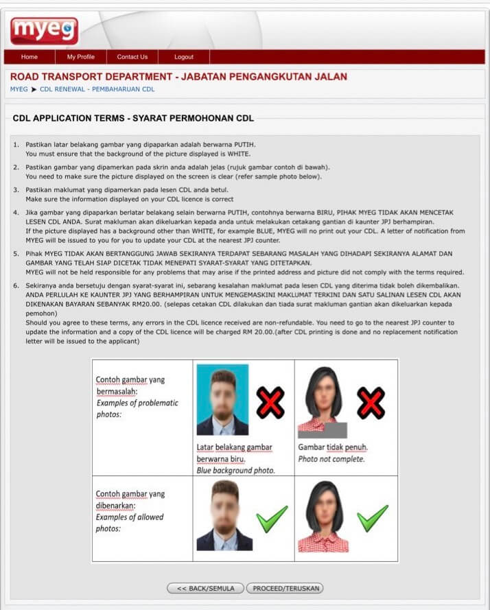Ini Panduan Ringkas Perbaharui Lesen Memandu Secara Online 9 Ini Panduan Ringkas Perbaharui Lesen Memandu Secara Online