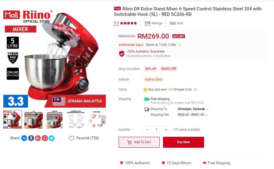 7 Idea Barangan Besar Yang Anda Boleh Beli Guna Kaedah Baru Sea Shipping Di Shopee