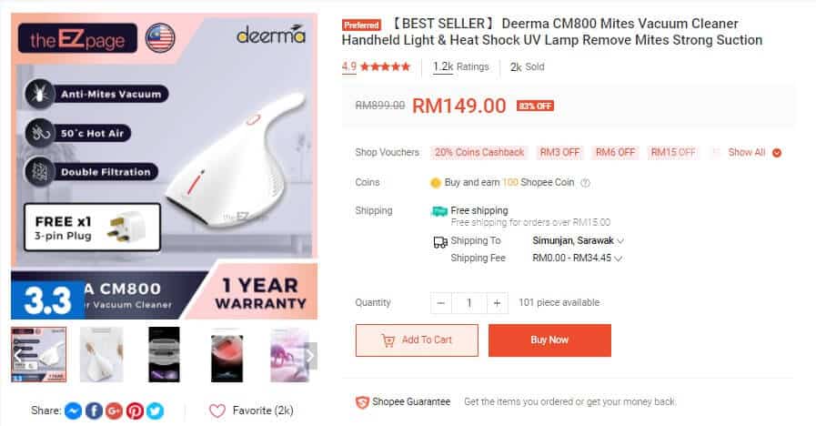 7 Idea Barangan Besar Yang Anda Boleh Beli Guna Kaedah Baru Sea Shipping Di Shopee