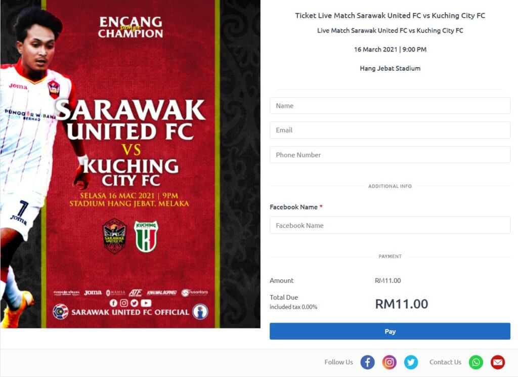 Screenshot 2021 03 16 133456 Diramal Sengit, Pertemuan Senegeri Sarawak United FC Menentang Kuching City FC Malam Ini