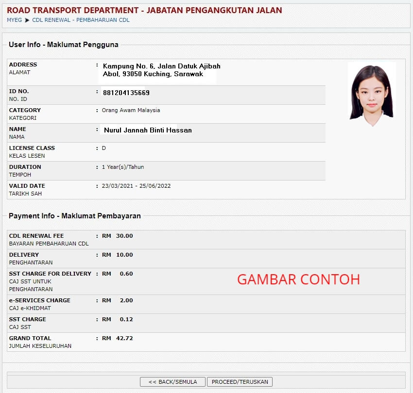 Ini Panduan Ringkas Perbaharui Lesen Memandu Secara Online 11 Ini Panduan Ringkas Perbaharui Lesen Memandu Secara Online