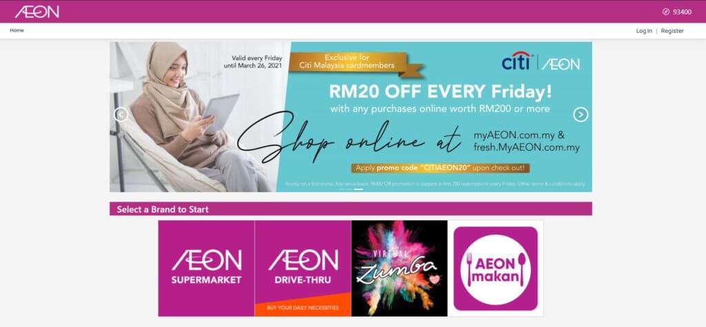 Ini Cara Buat Pesanan Delivery Dari Pasaraya AEON Kuching, Gerenti Sampai Depan Rumah!