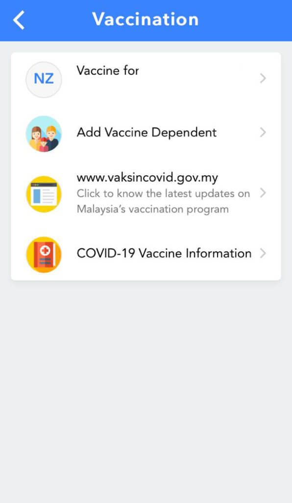 WhatsApp Image 2021 03 19 at 5.28.59 PM Anda Kini Boleh Daftar Ibu Bapa Dan Tanggungan Untuk Vaksinasi Di Aplikasi MySejahtera