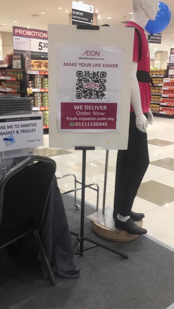 Ini Cara Buat Pesanan Delivery Dari Pasaraya AEON Kuching, Gerenti Sampai Depan Rumah!