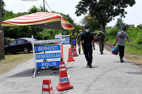 3 Sekatan Jalan Raya Telah Dikenakan Di Kampung Bintawa Tengah Dan Ulu