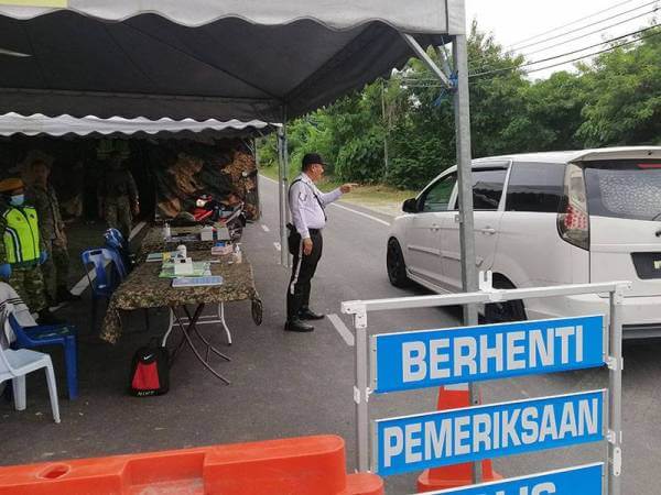 3 Sekatan Jalan Raya Telah Dikenakan Di Kampung Bintawa Tengah Dan Ulu