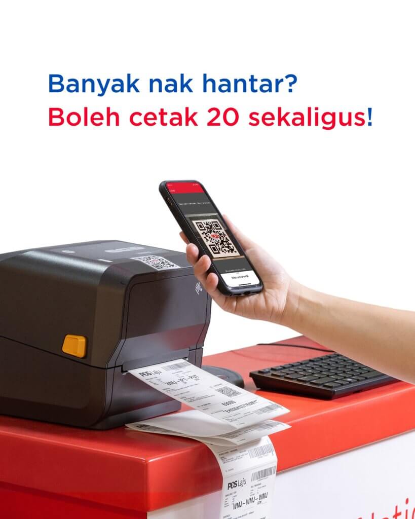 Penghantaran Barang Melalui Pos Laju Kini Lebih Mudah