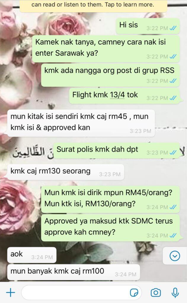 Setinggi RM130 Seorang, Netizen Kongsi Kos Upah 'Cekik Darah' Untuk Bantu Isi enterSarawak 7 Setinggi RM130 Seorang, Netizen Kongsi Kos Upah 'Cekik Darah' Untuk Bantu Isi enterSarawak