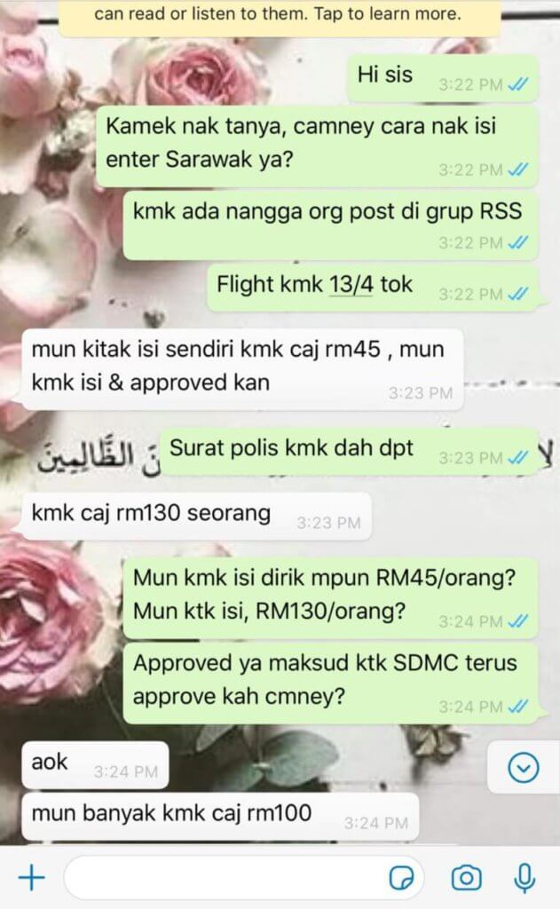 Upah 'Cekik Darah' Isi Borang enterSarawak, Suspek Tawar Perkhidmatan Kini Diburu Polis