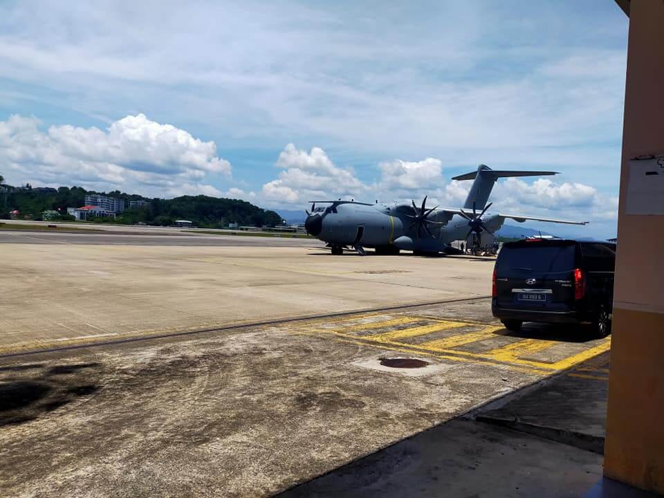 Batch Pertama Pegawai KKM Dari Semenanjung Dihantar Khas Guna Pesawat A400M TUDM