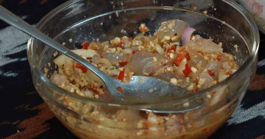 Konfem Belalak, Ini Resipi Umai Obor-Obor Yang Ringkas Dan Mudah