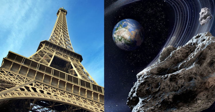 asteroid sebesar menara eiffel Asteroid Gergasi Berukuran Menara Eiffel Bakal Melalui Ruang Angkasa Bumi