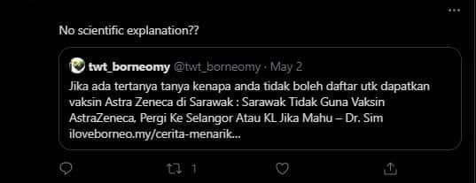 Peluang Masih Dibuka Jika Sarawak Mahu U-Turn Ambil Vaksin Astra Zeneca - Khairy Jamaluddin