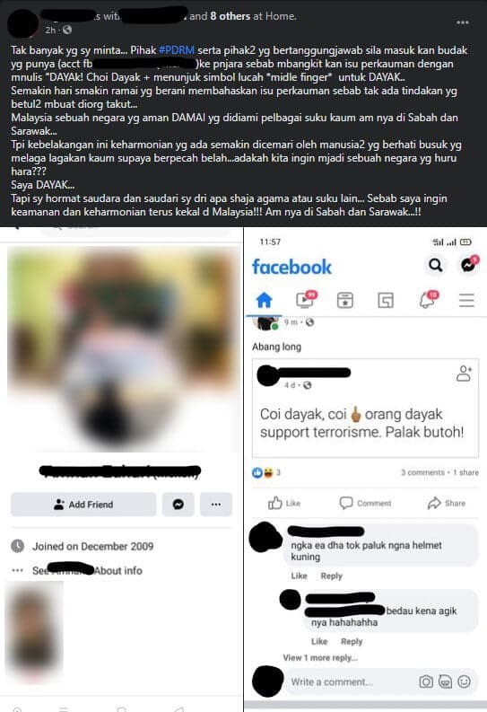 Kecam Dayak Kerana Dakwa Sokong Israel, Seorang Lelaki Di Kuching Diheret Ke Balai Polis