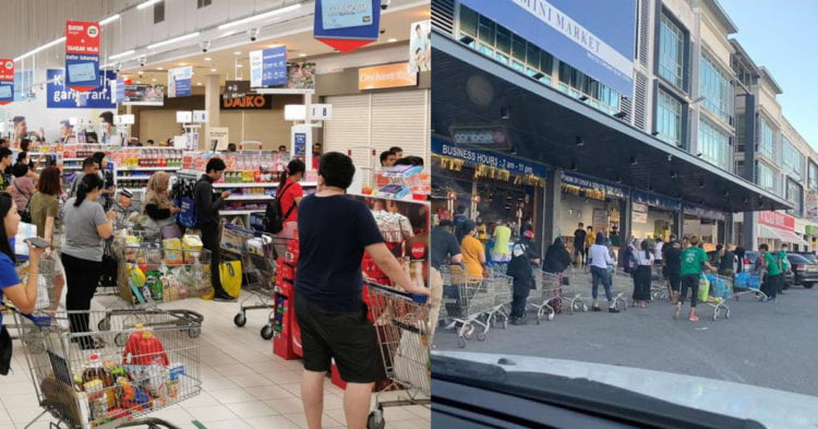 Susulan PKP Sabtu Ini Pembelian Panik Sudah Mulai Kelihatan Di Sarawak Susulan PKP Sabtu Ini, Pembelian Panik Sudah Mulai Kelihatan Di Sarawak