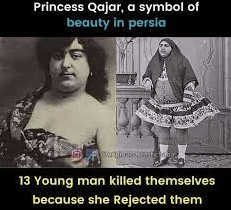 image 17 Puteri Qajar, Simbol Kecantikan Wanita Parsi Yang Didakwa Mengakibatkan 13 Lelaki Bunuh Diri