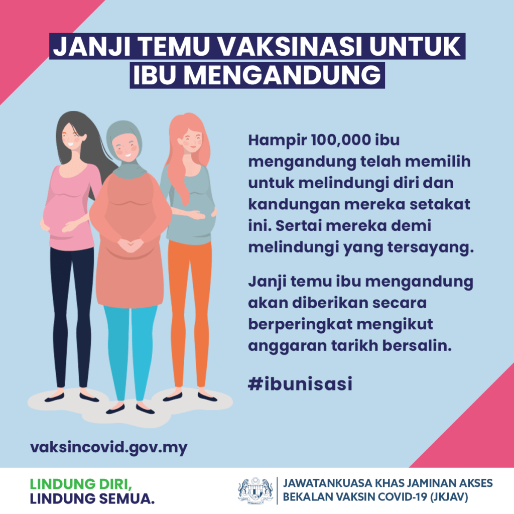 JKJAV Umum Vaksin Sinovac Dan AstraZeneca Selamat Diambil Oleh Ibu Hamil Dan Ibu Menyusu